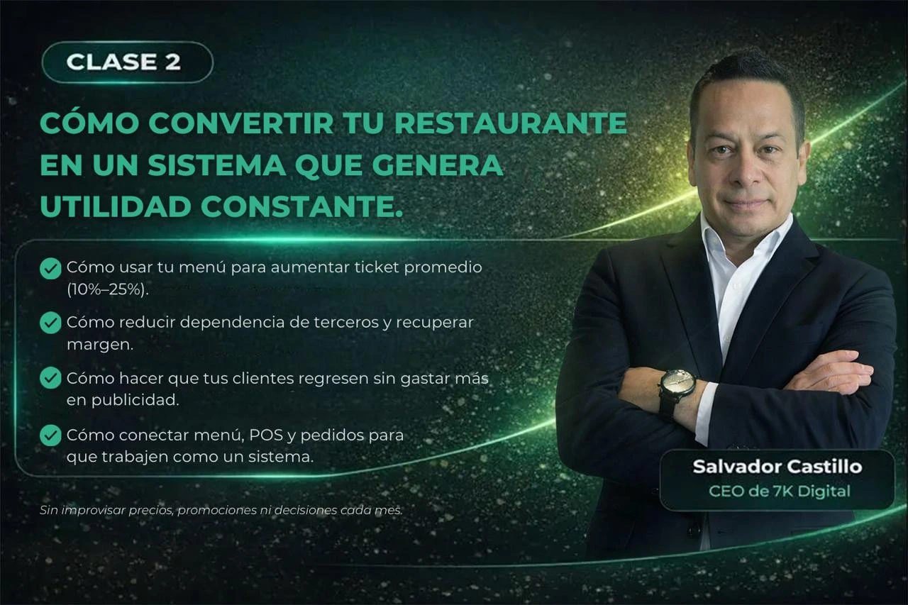 Clase 2 - Reingeniería de menú para vender más